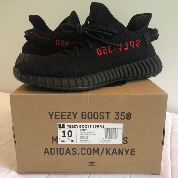 Yeezy 350 V2 Core Black Red Bred Review Sneaker